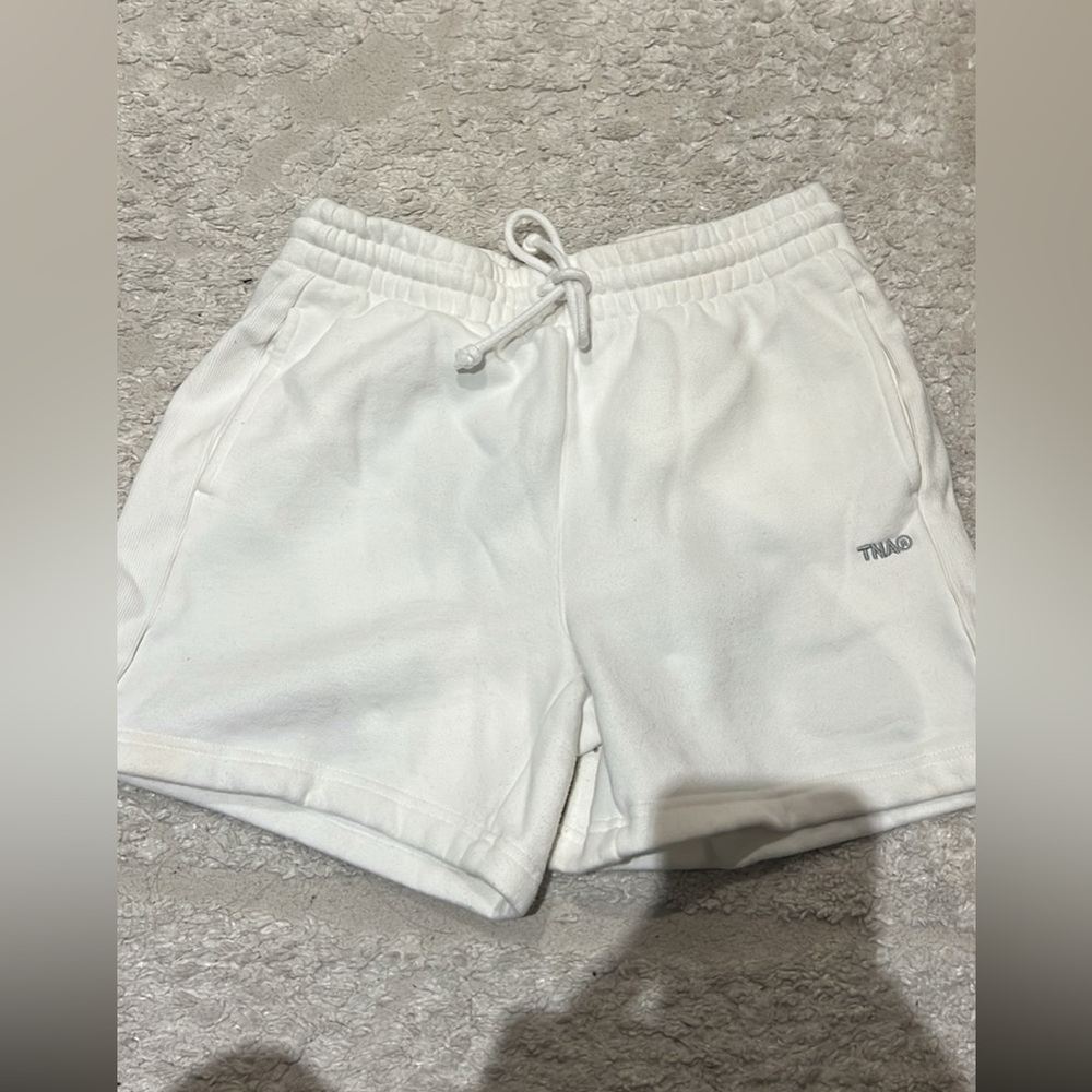 TNA cozy fleece boyfriend shorts